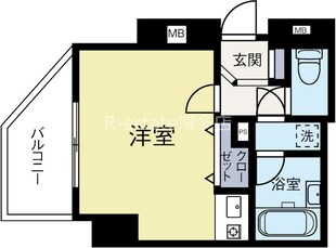 馬出九大病院前駅 徒歩2分 5階の物件間取画像